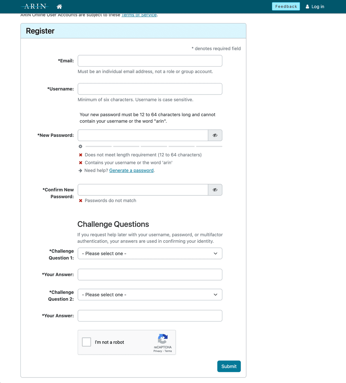 How to create ARIN Membership (LIR account)