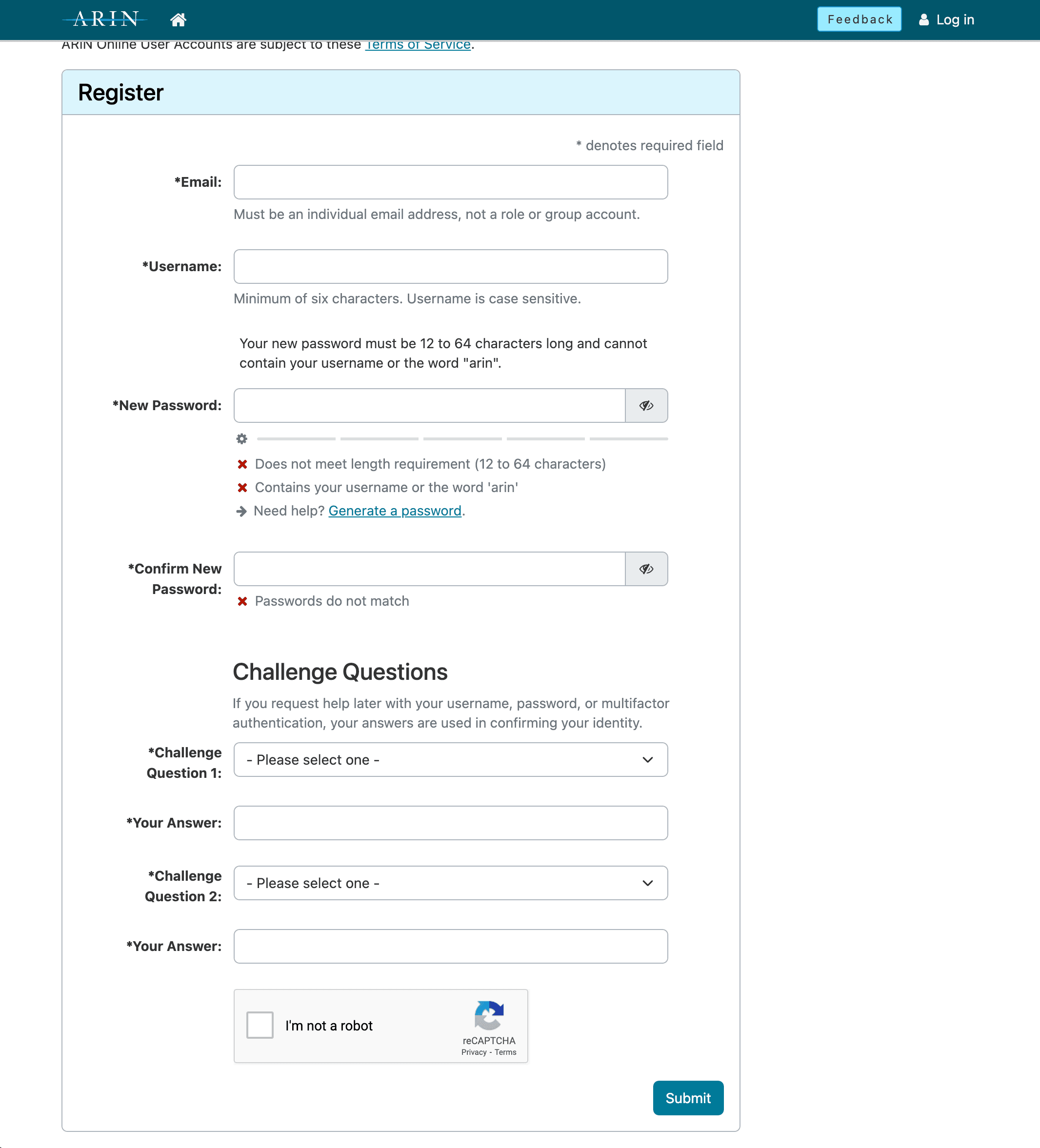 How to create ARIN Membership (LIR account)